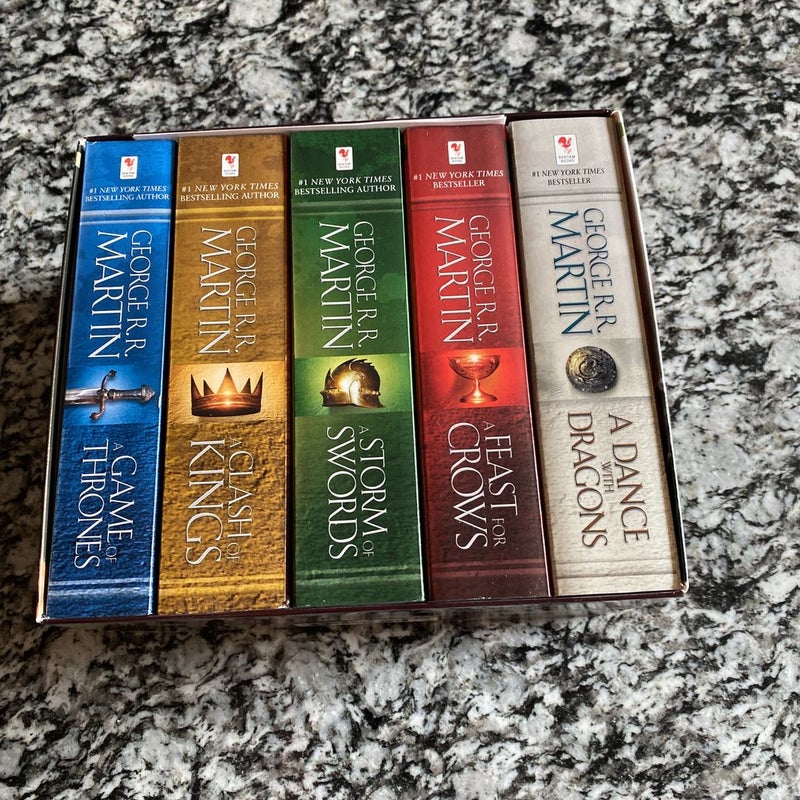 Buy the Set of 5 Game Of Thrones Books