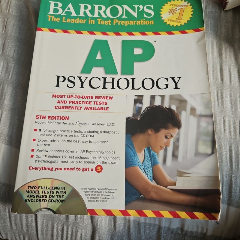Barron's AP Psychology with CD-ROM, 5th Edition