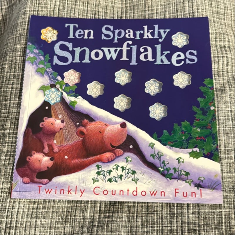 Ten Sparkly Snowflakes