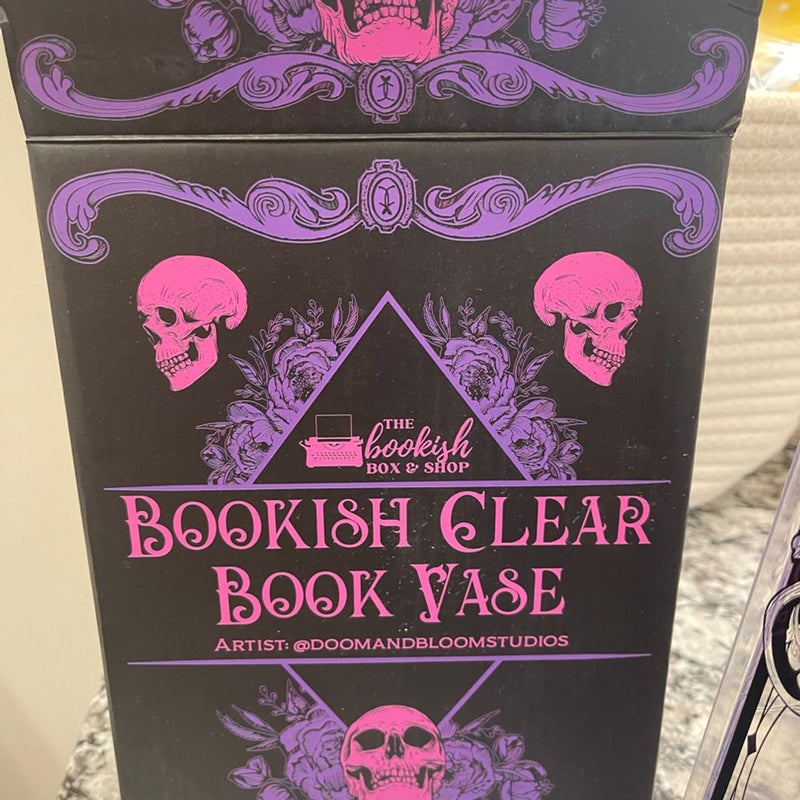 Bookish Box doom and bloom clear book case deadly collection of short stories