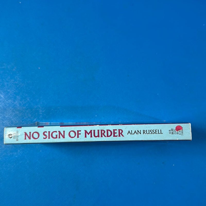No Sign of Murder by Alan Russell