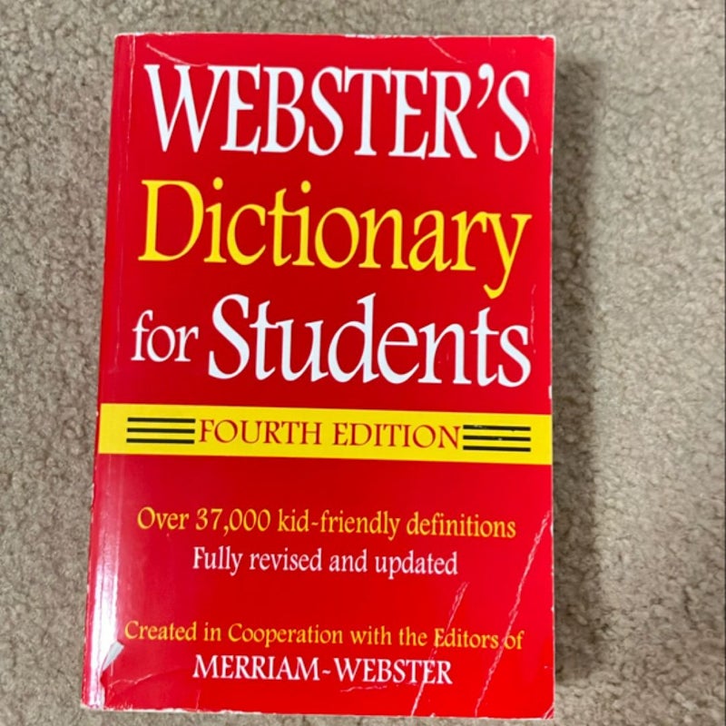 Webster's Dictionary for Students, Fourth Edition