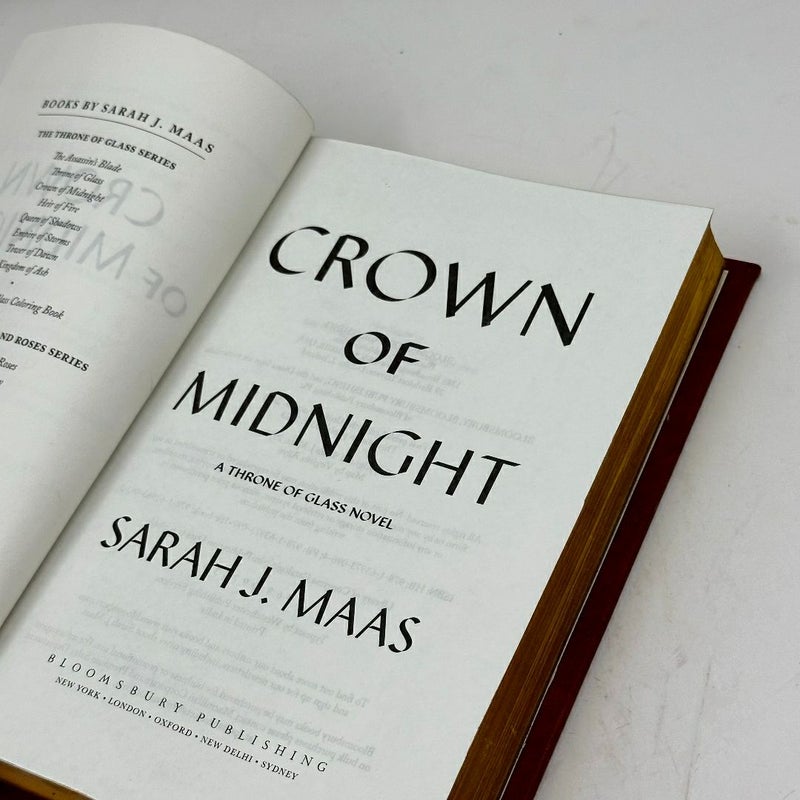 Crown of Midnight by Sarah J. Maas Leather-Bound