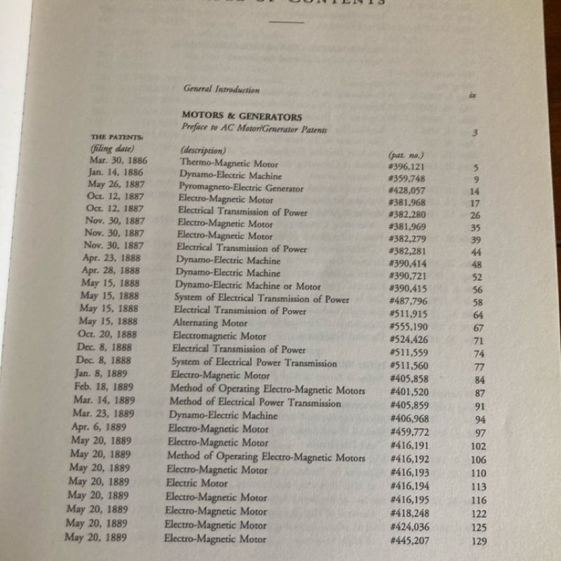 Complete Patents of Nikola Tesla