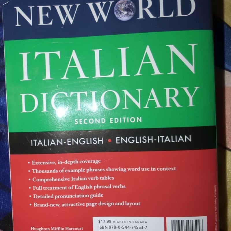 Webster's New World Italian Dictionary, 2nd Edition