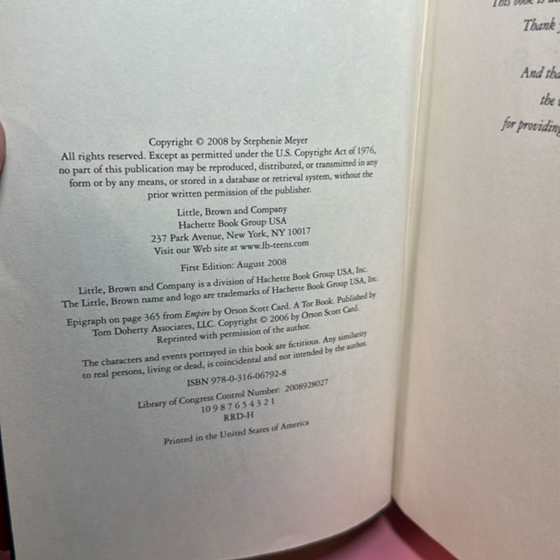 Breaking Dawn -1st Edition