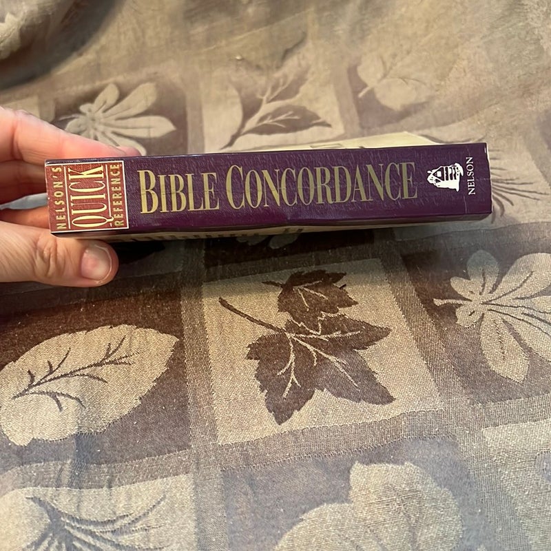 Nelson's Quick Reference Bible Concordance