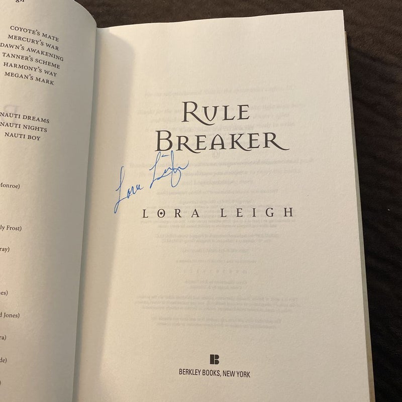 Rule Breaker (Signed)
