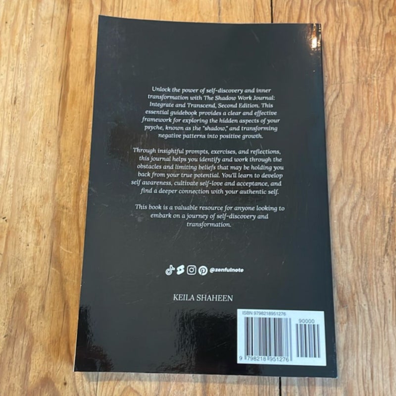 The Shadow Work Journal 2nd Edition: a Guide to Integrate and Transcend Your Shadows