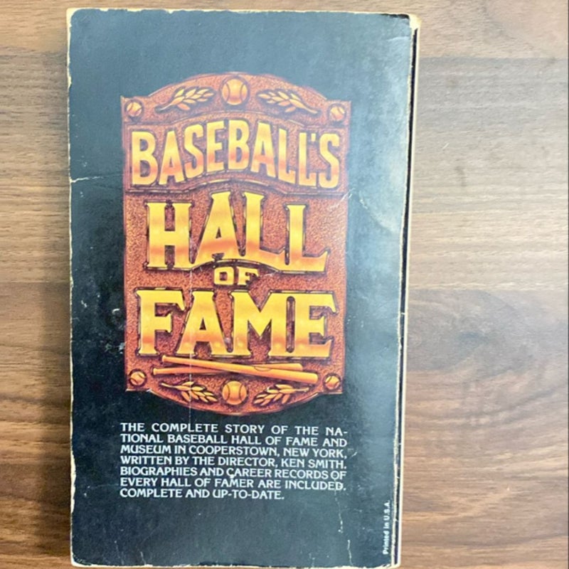 Baseball's Hall of Fame