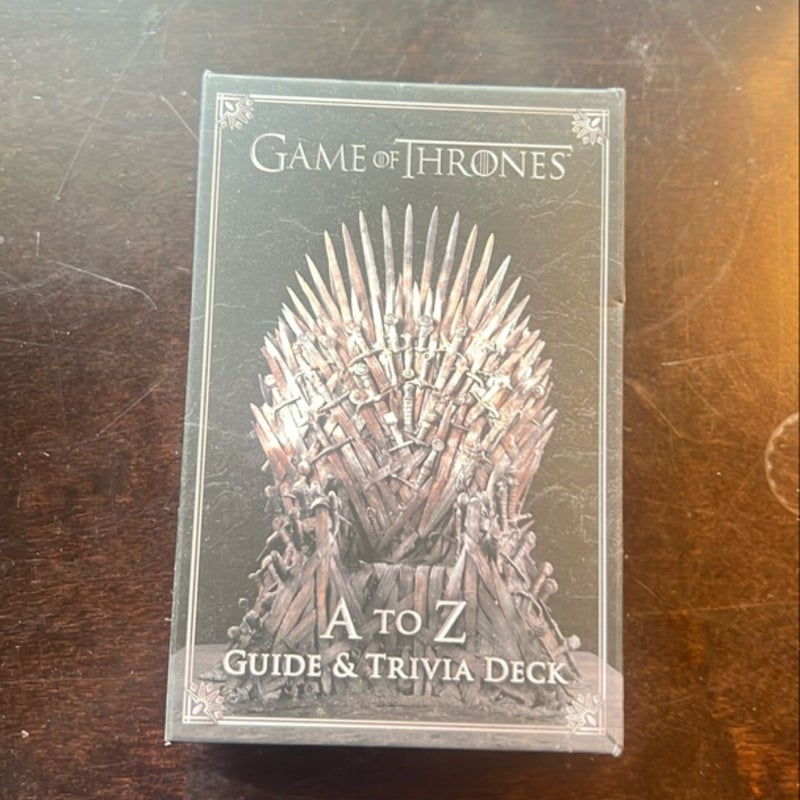 Game of Thrones: a to Z Guide and Trivia Deck