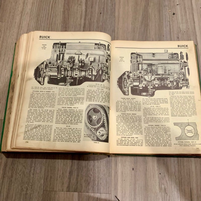 Motor's Factory Flat Rate Manual and Shop Manual, 1941