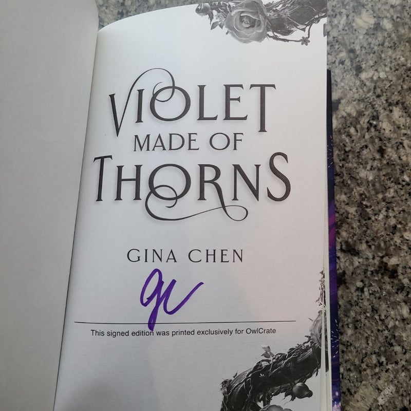 Violet Made of Thorns (Owlcrate Special Edition - Signed)