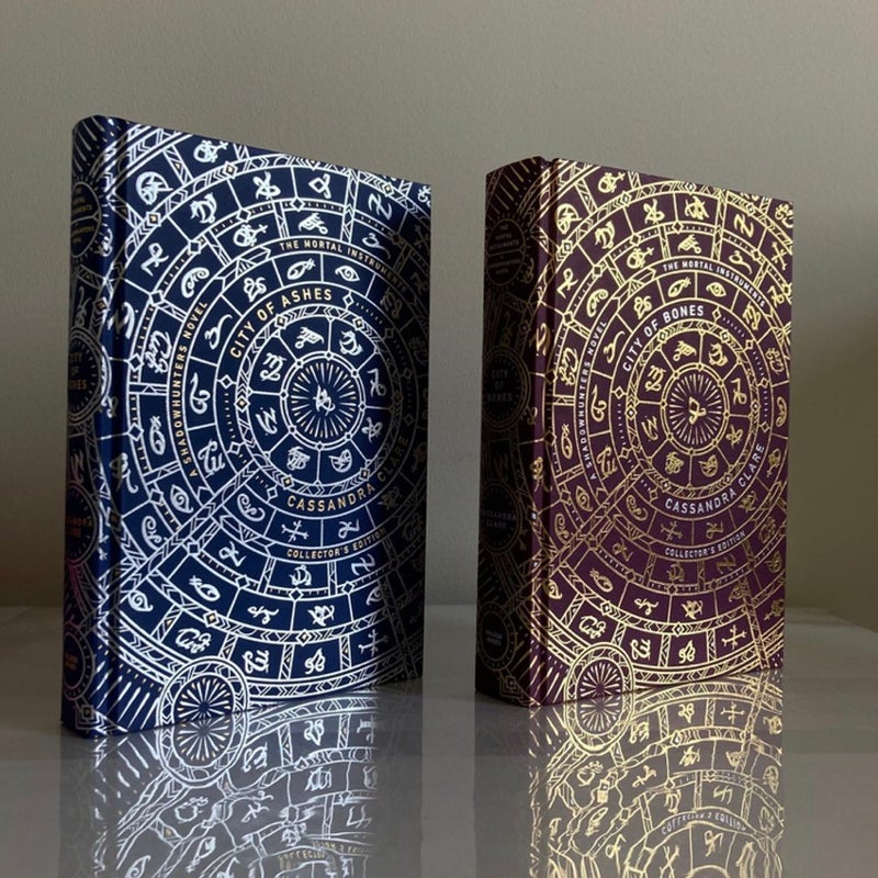 City of Bones & City of Ashes Watetstones Mortal Instruments 15th Anniversary Collector’s Edition