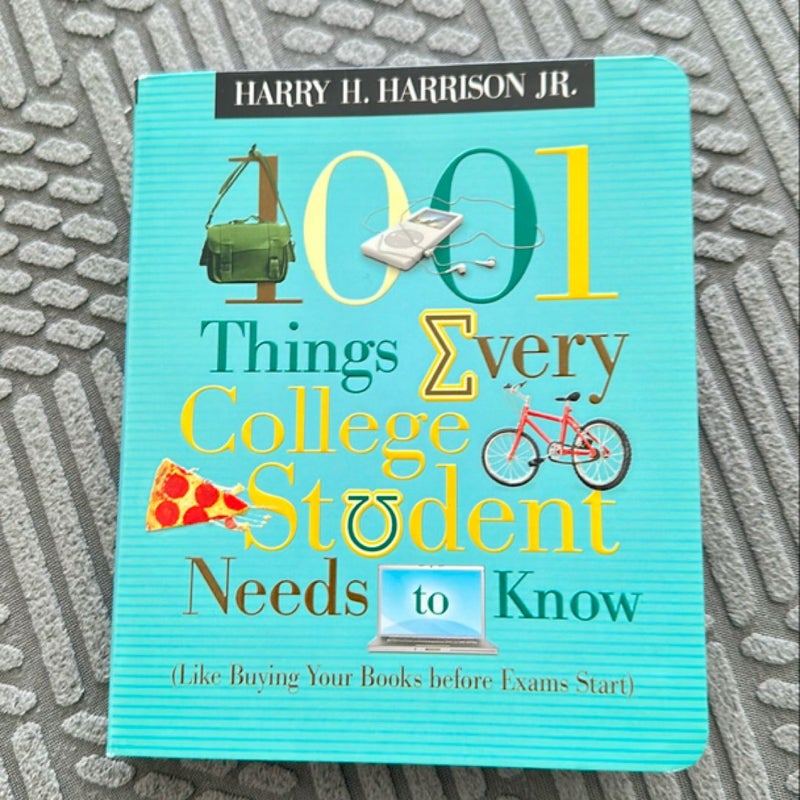 1001 Things Every College Student Needs to Know