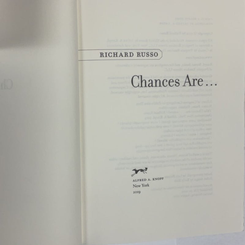 Chances Are ...