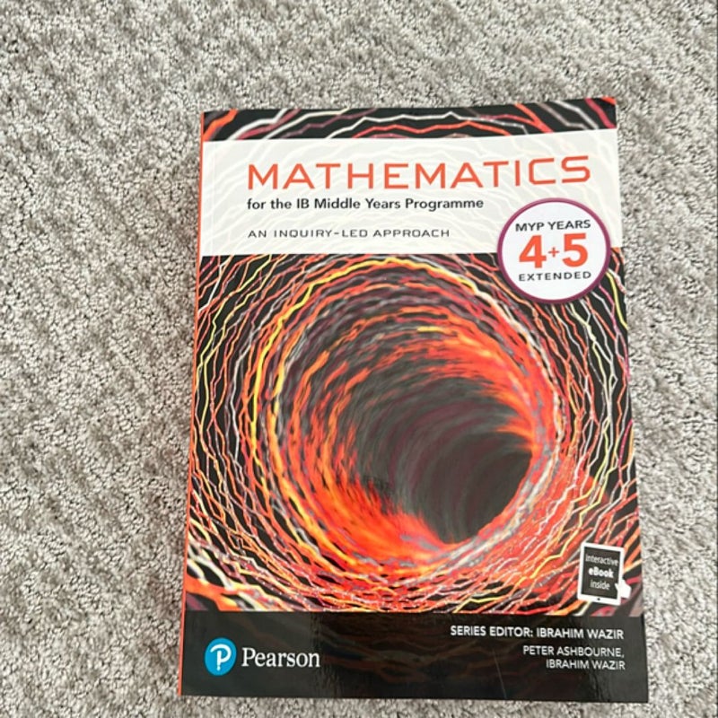 Pearson Mathematics for the Middle Years Programme Year 4+5 Extended