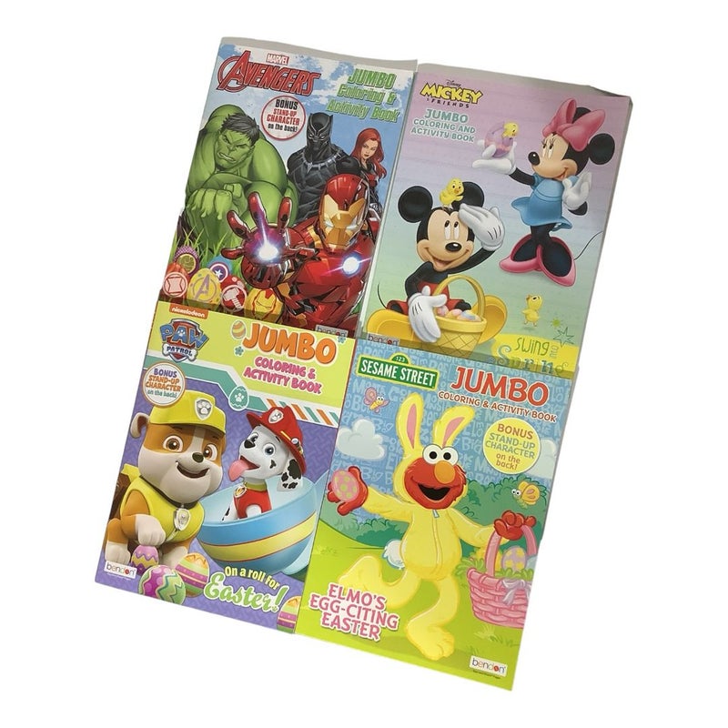 4 Coloring Books