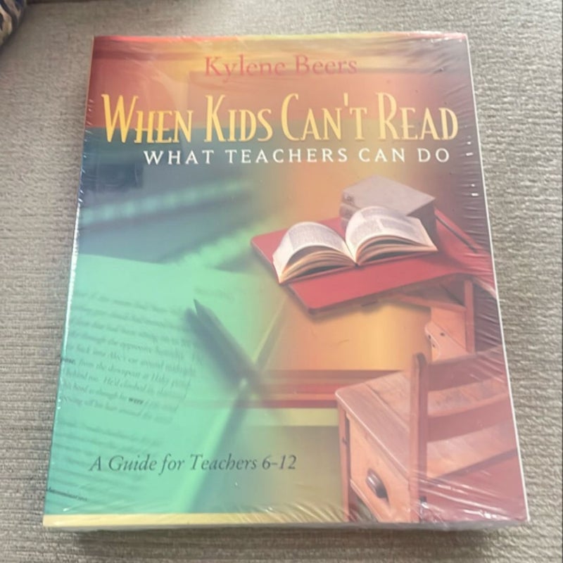 When Kids Can't Read-What Teachers Can Do