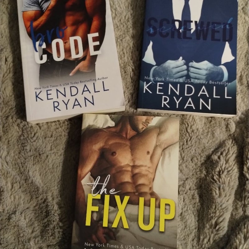 Bro Code, The Fix Up, Screwed (SIGNED)