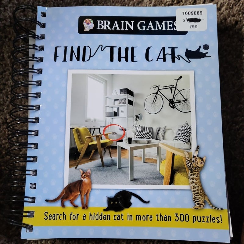 Brain Games - Find the Cat (384 Pages)