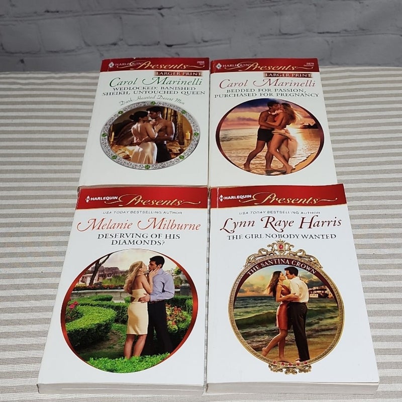 Harlequin Presents book lot