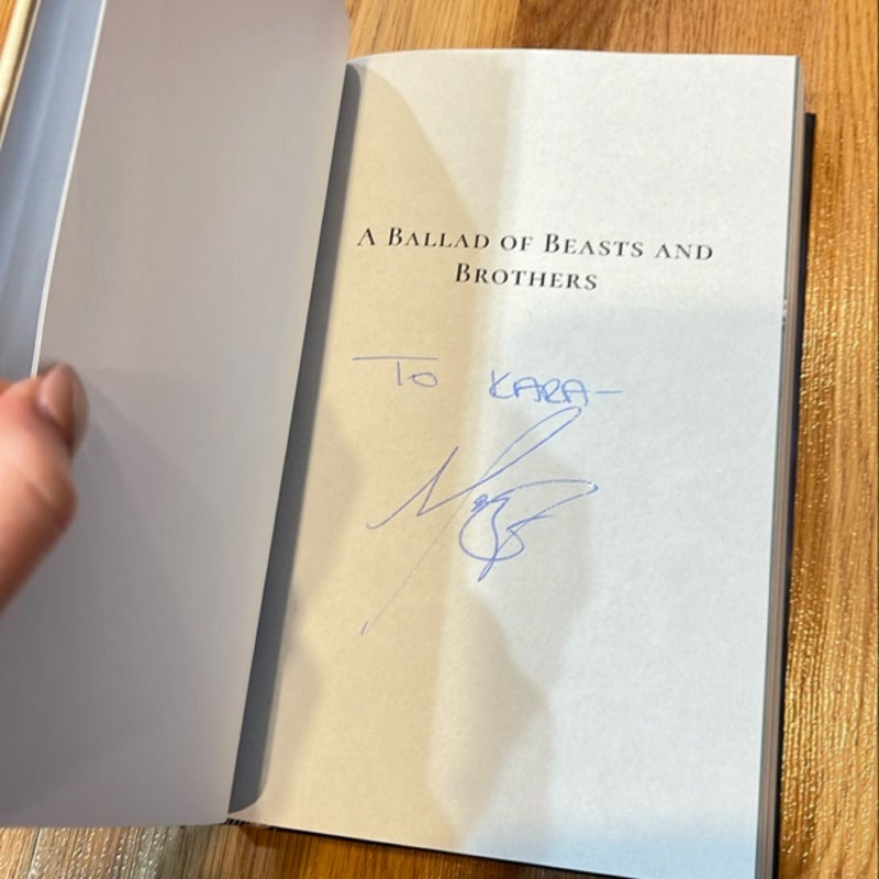 A Ballad of Beasts and Brothers *Special Edition/Signed by Author*