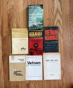 Lot of 7 paperback books on Vietnam 