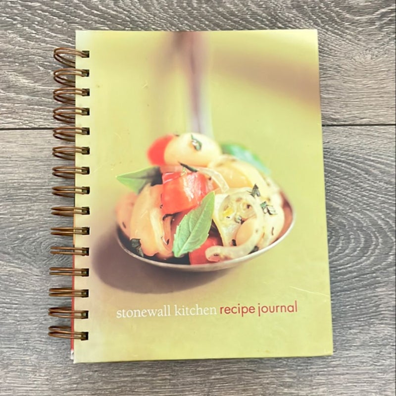 Stonewall Kitchen Recipe Journal