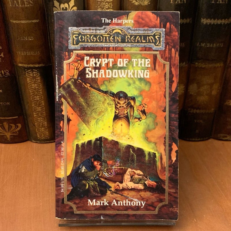 Crypt of the Shadowking, Harpers 6, First Edition First Printing