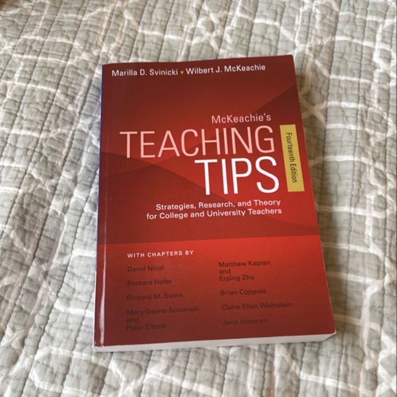 McKeachie's Teaching Tips