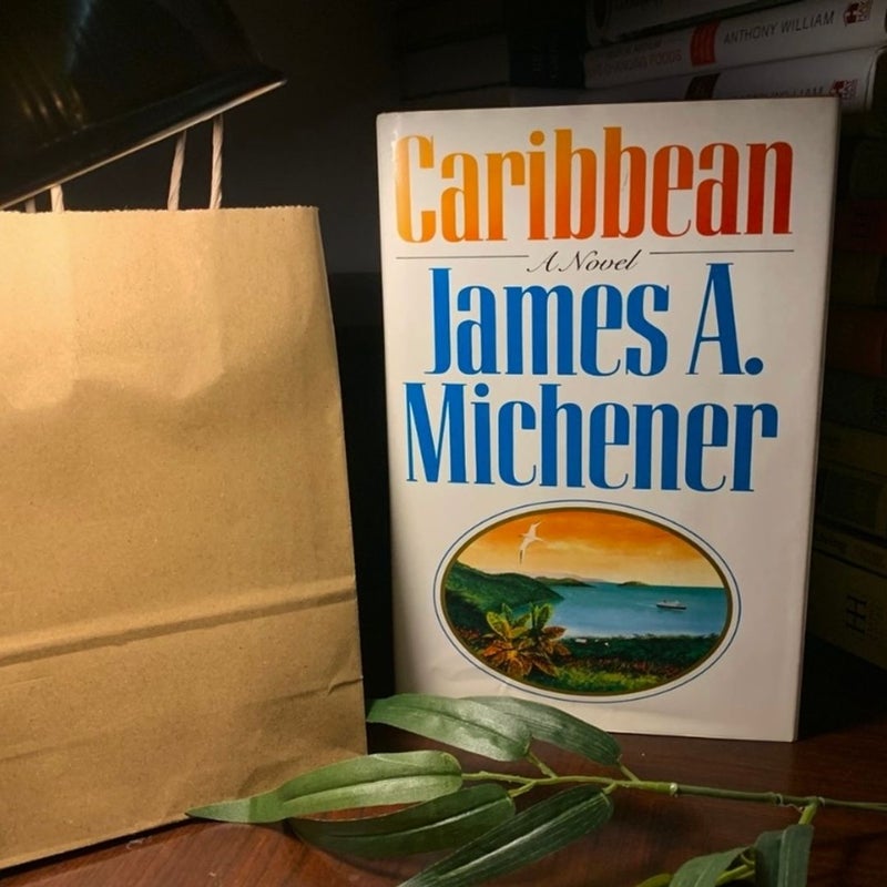 Caribbean by James A Michener Stated First Edition Hardcover 1989 ~
