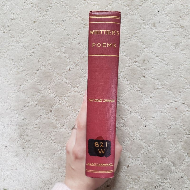 The Poems of John Greenleaf Whittier (A. L. Burt Company, 1900s)