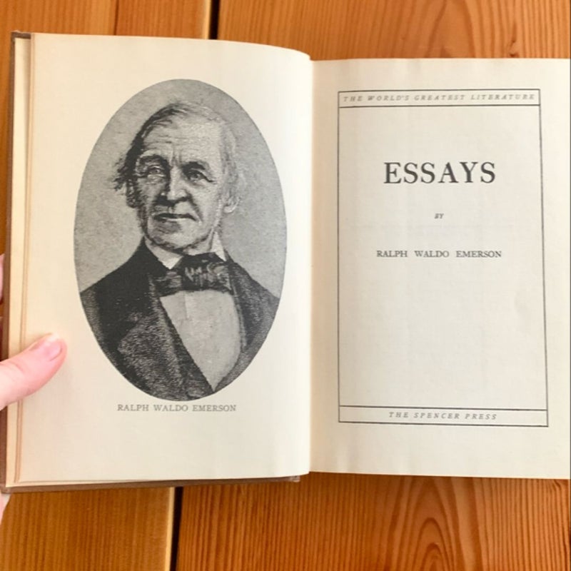 Vintage Copy of Emerson Essays 