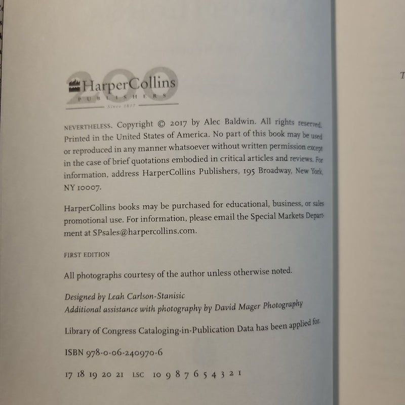 Nevertheless (First Edition)