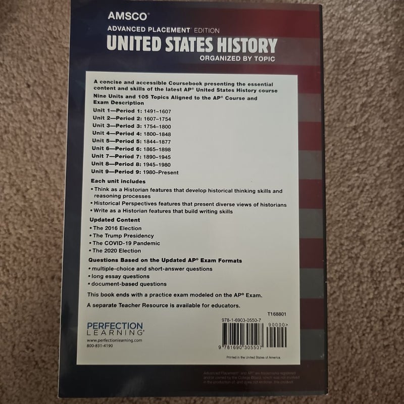 Advanced Placement United States History, 4th Edition