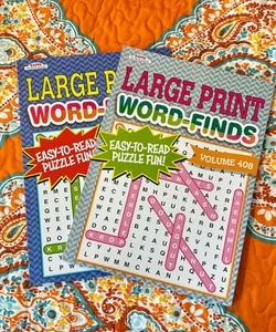 2 Count-Large Print Word Finds