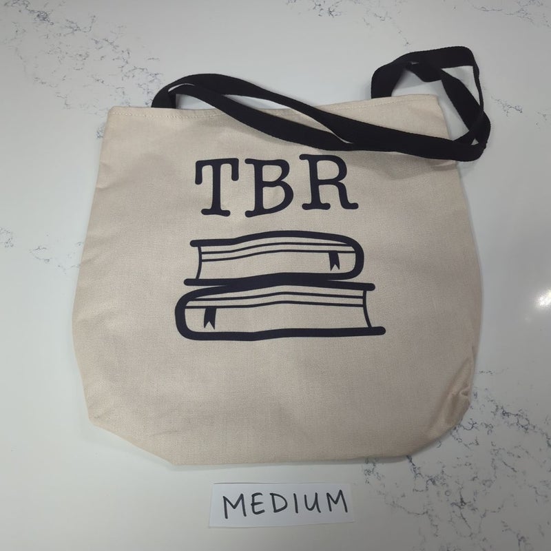 TBR To Be Read Tote (Medium)