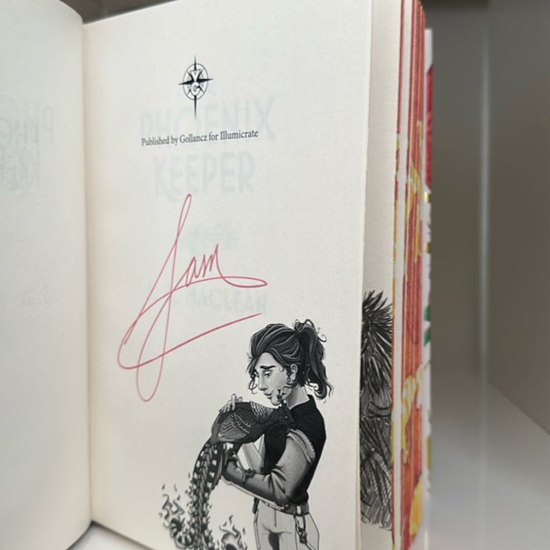 The Phoenix Keeper-Illumicrate signed
