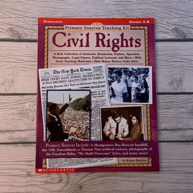 Civil rights primary sources teaching kit