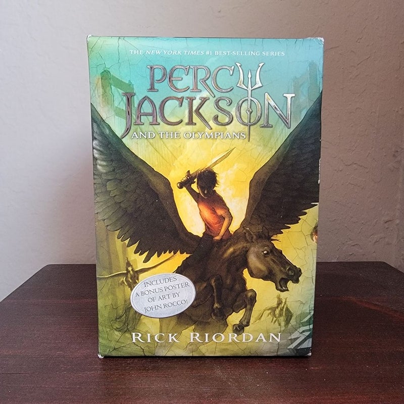 Percy Jackson and the Olympians 5 Book Paperback Boxed Set (new Covers ...