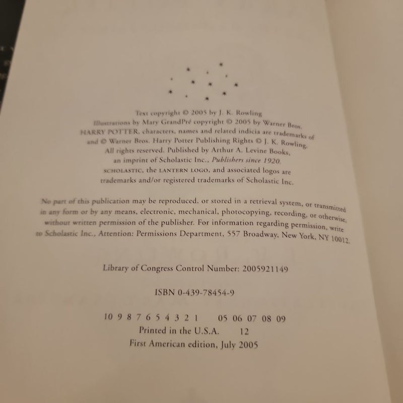 Harry Potter and the Half-Blood Prince (First Edition)