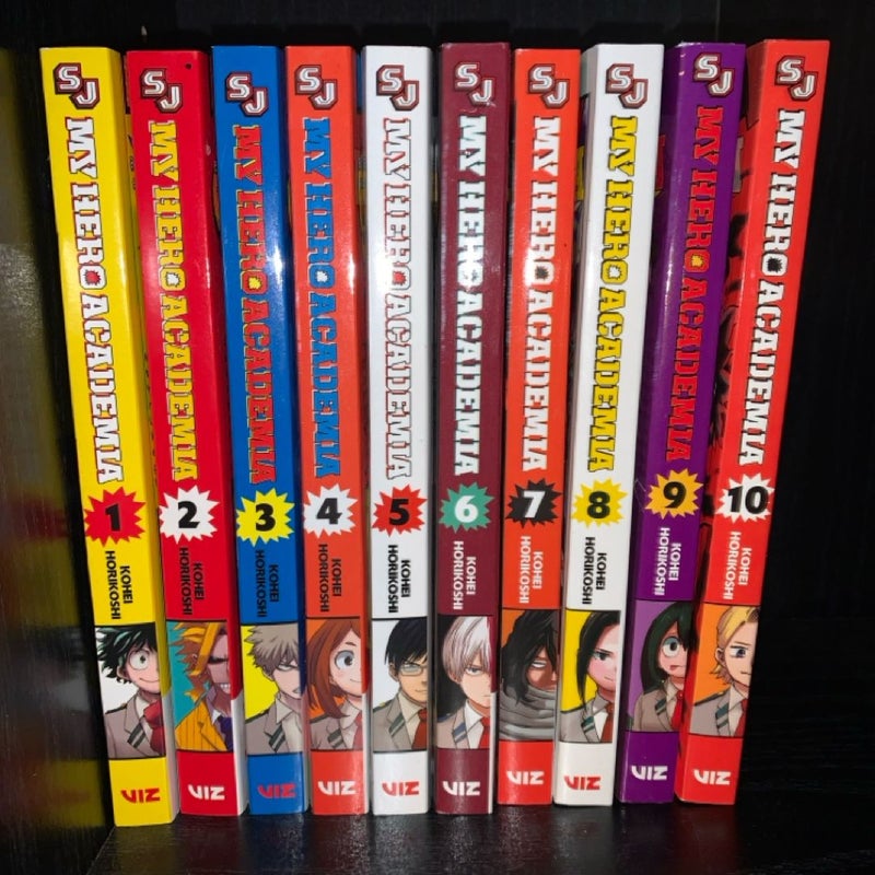 My Hero Academia Books 1-10