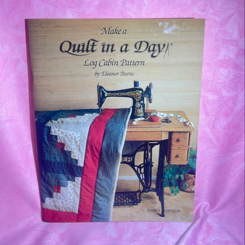 Make a Log Cabin Quilt in a Day