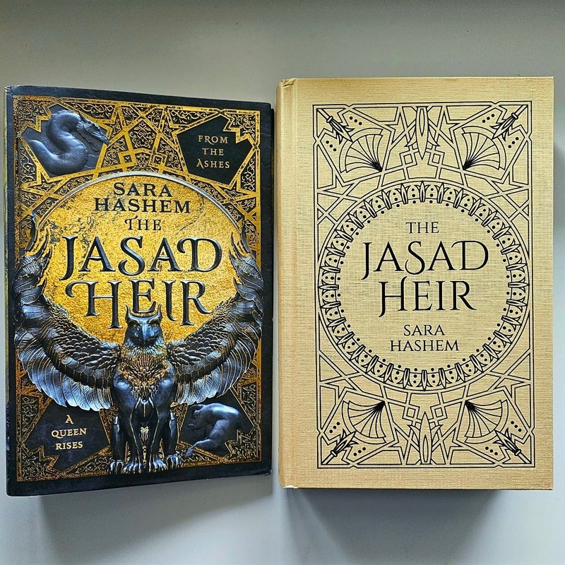 Illumicrate The Jasad Heir SIGNED by Sara Hashem Special Edition GOLD hardcover