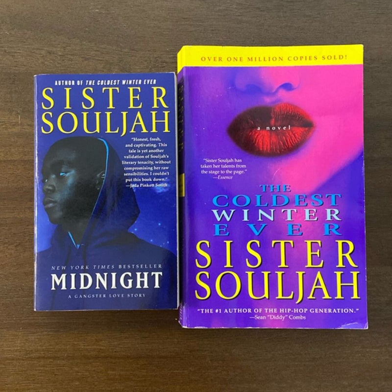 Sister Souljah Paperback Reader’s Bundle (The Coldest Winter Ever and Midnight)