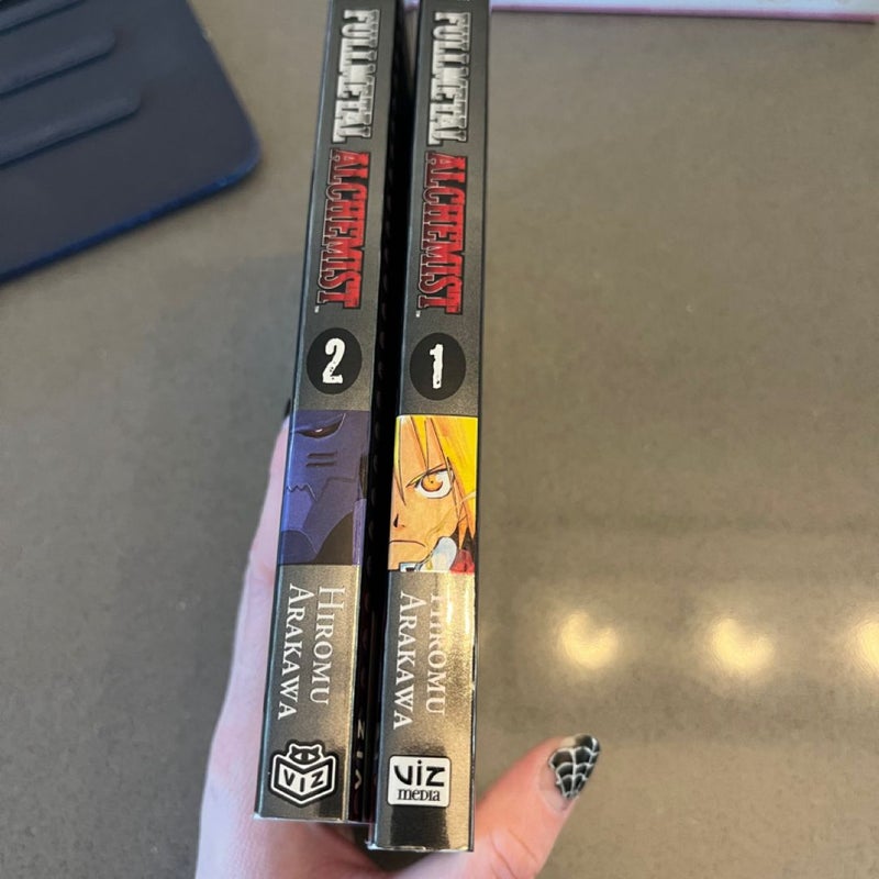 Full metal alchemist manga volumes 1-2