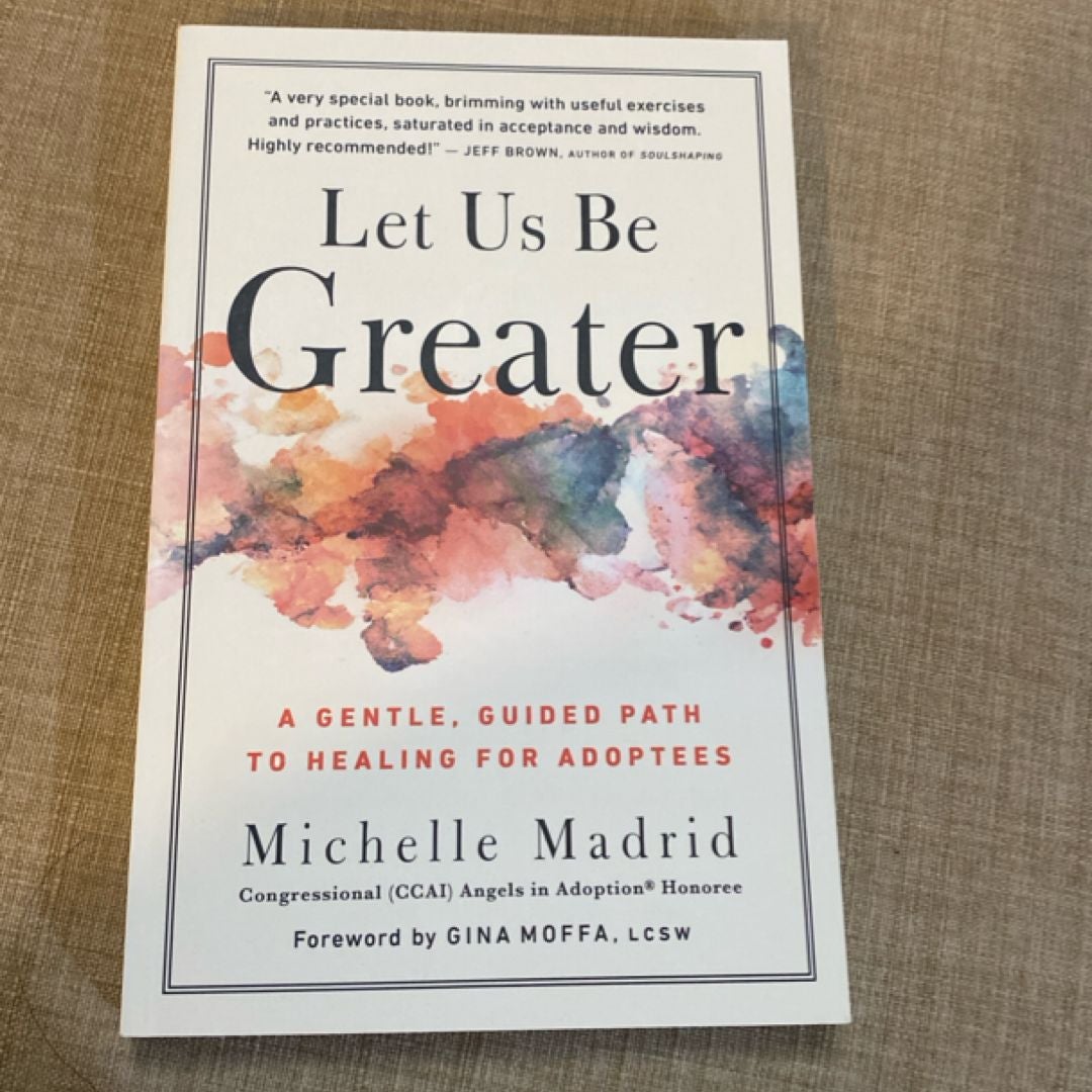 Let Us Be Greater