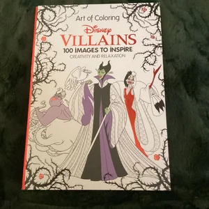 Art of Coloring: Disney Villains by Disney Books, Hardcover