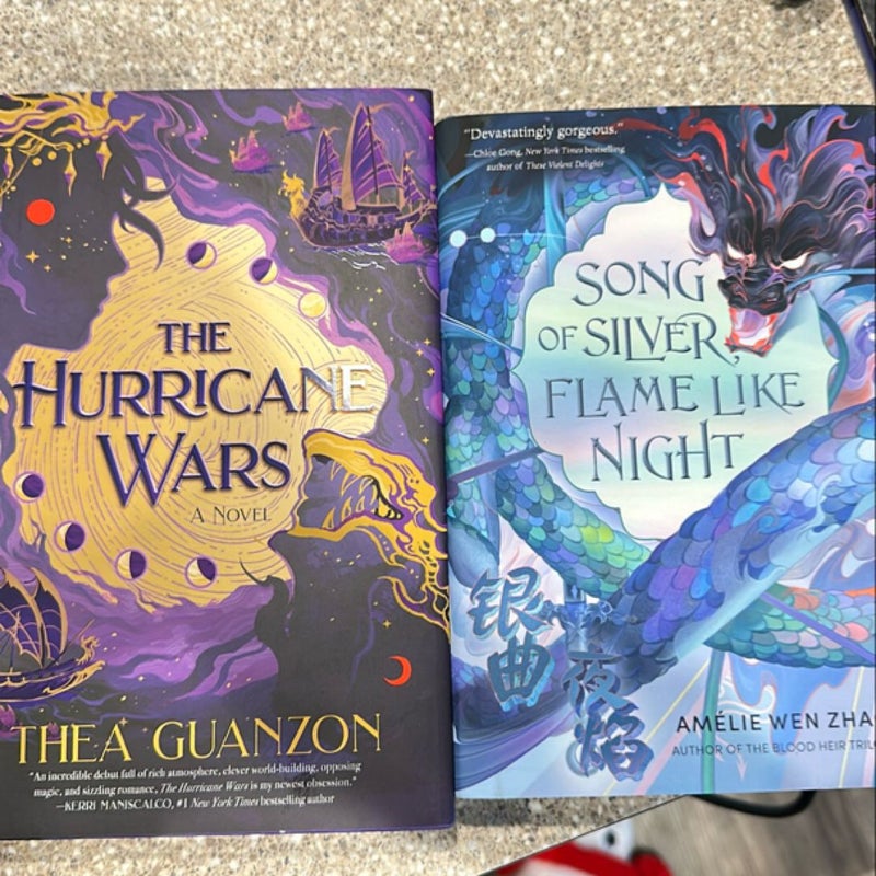 YA Fantasy Bundle: Song of Silver, Flame Like Night/The Hurricane Wars